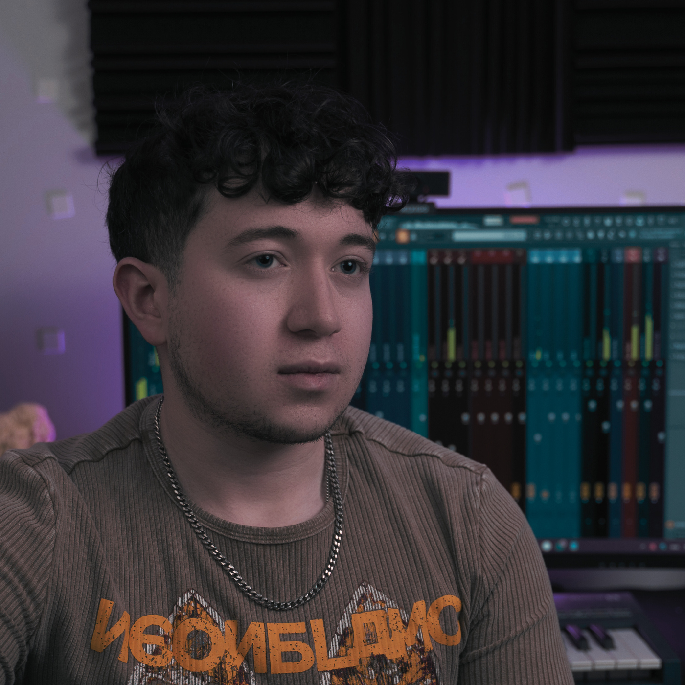 Portrait of CSKi in his studio